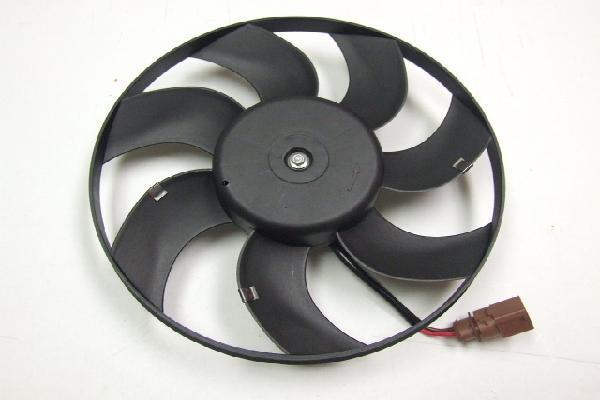 New right radiator fan vw 05-12 eos jetta 08-11 golf passat tdi 2.0t 1.4 1.8 1.6