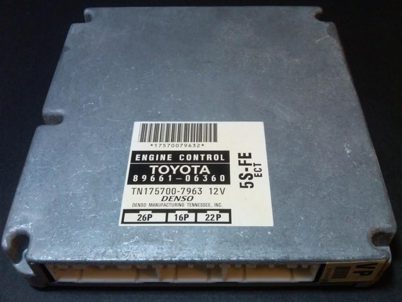 97 camry 5sfe ecu automatic 2.2l xv20 solara 89661-06360 sxv20