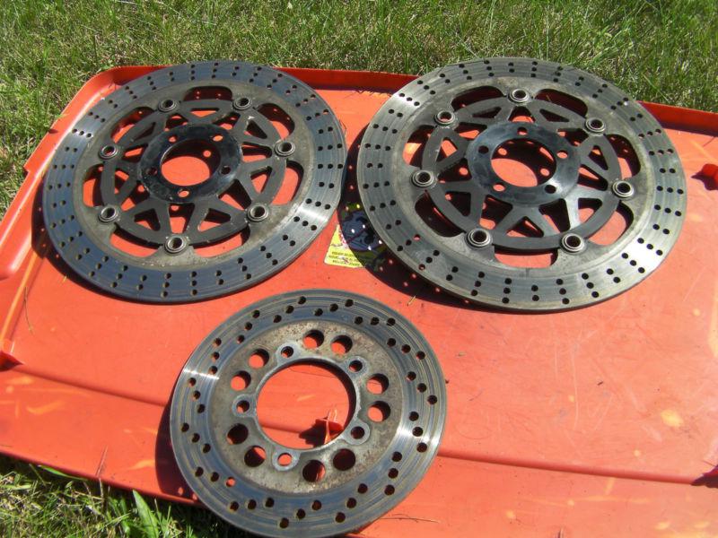 96 97 98 99 00 01 02 03 zx7r zx zx7 7r front rear brake rotor rotors brakes oem