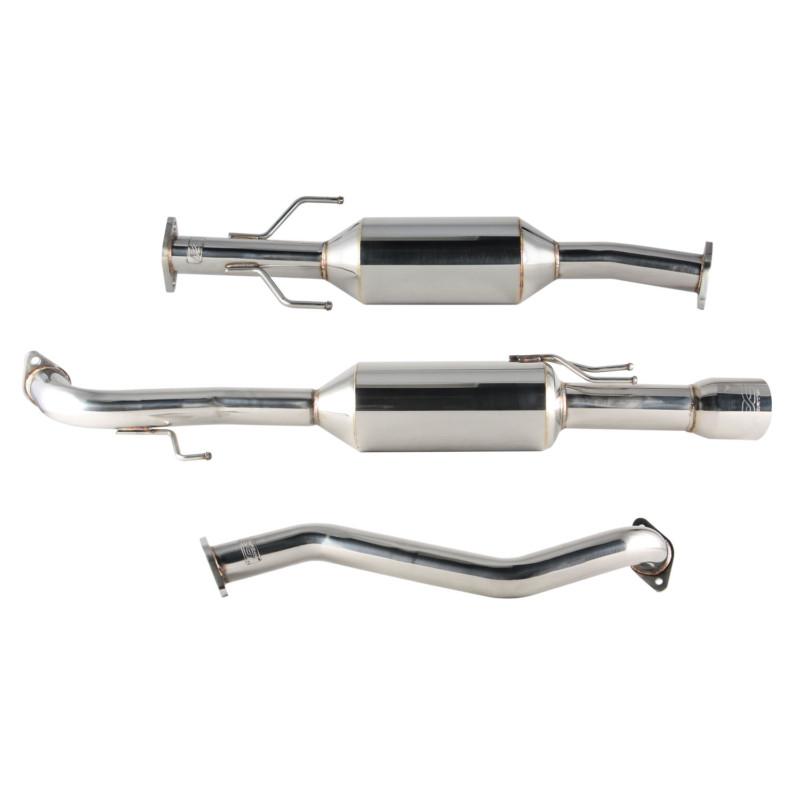 Dc sports cat-back exhaust 2010-2013 kia forte stainless steel 2011 2012 scs3001