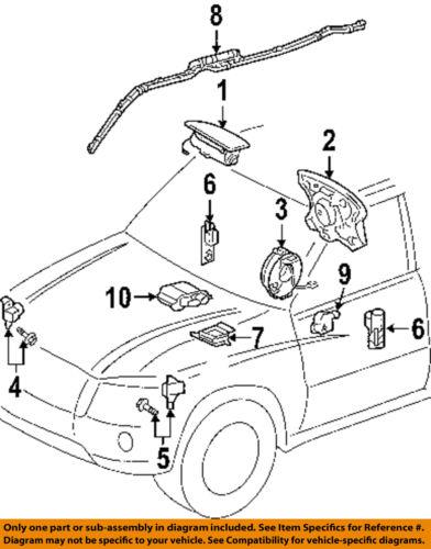 Toyota oem 8917349295 air bag-front impact sensor