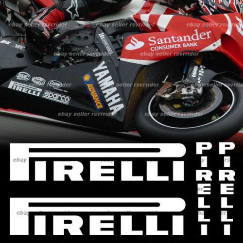 Pirelli decal sticker kit for front fender and sides