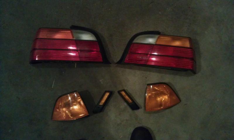 Bmw e36 lights oe 3 series amber set 2dr coupe used 