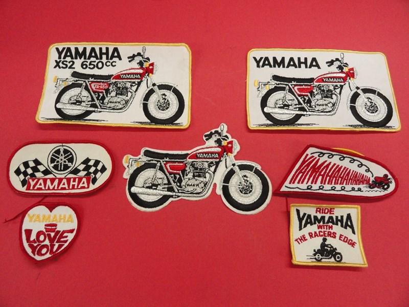 Yamaha  "new old stock" assortment of vintage patches