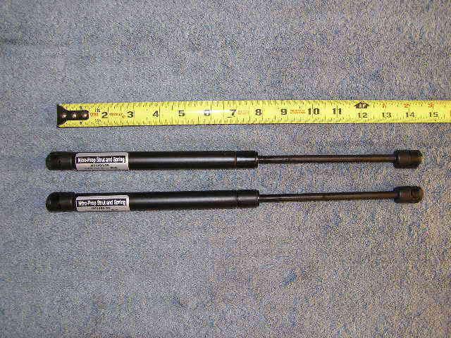 2ea np 14” 35# heavy duty strut support shock tube rod spring lift rod 14in 35lb