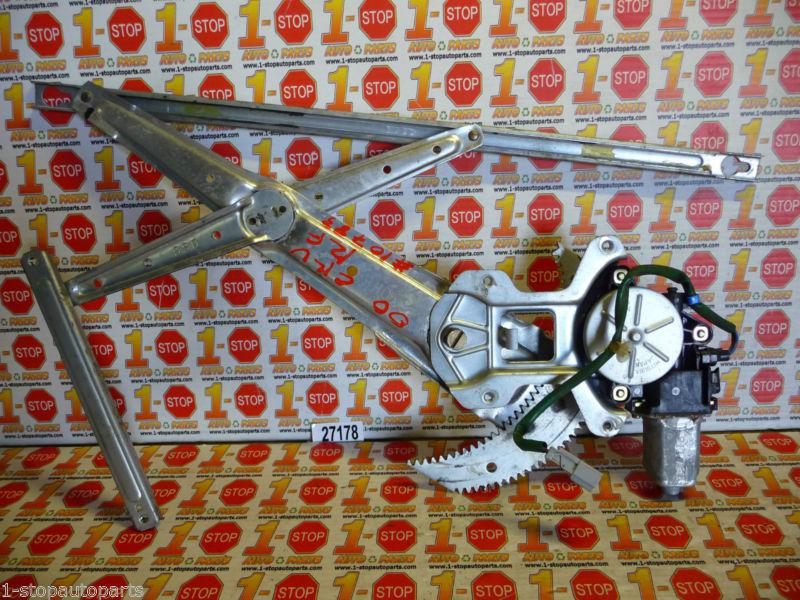 97 98 99 00 01 honda crv passenger right front window regulator w/motor oem