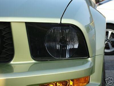 Ford mustang smoke colored headlight film  overlays 2005-2009