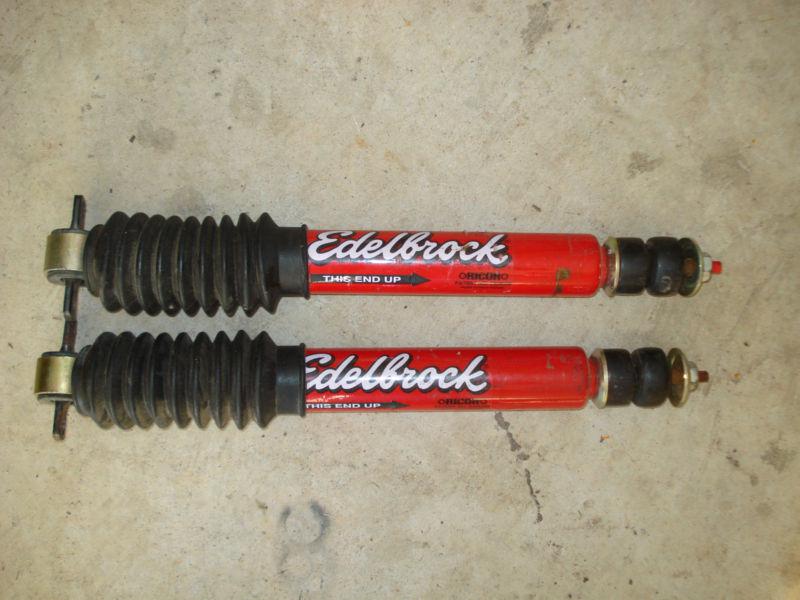 Edelbrock ias front shocks 68-74 nova 69 70 71 72 73 ss *new*