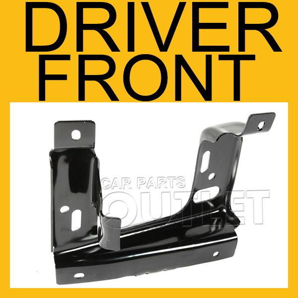 2006 2007 2008 ford f150 front bumper barcket mount plate mark lt black steel lh