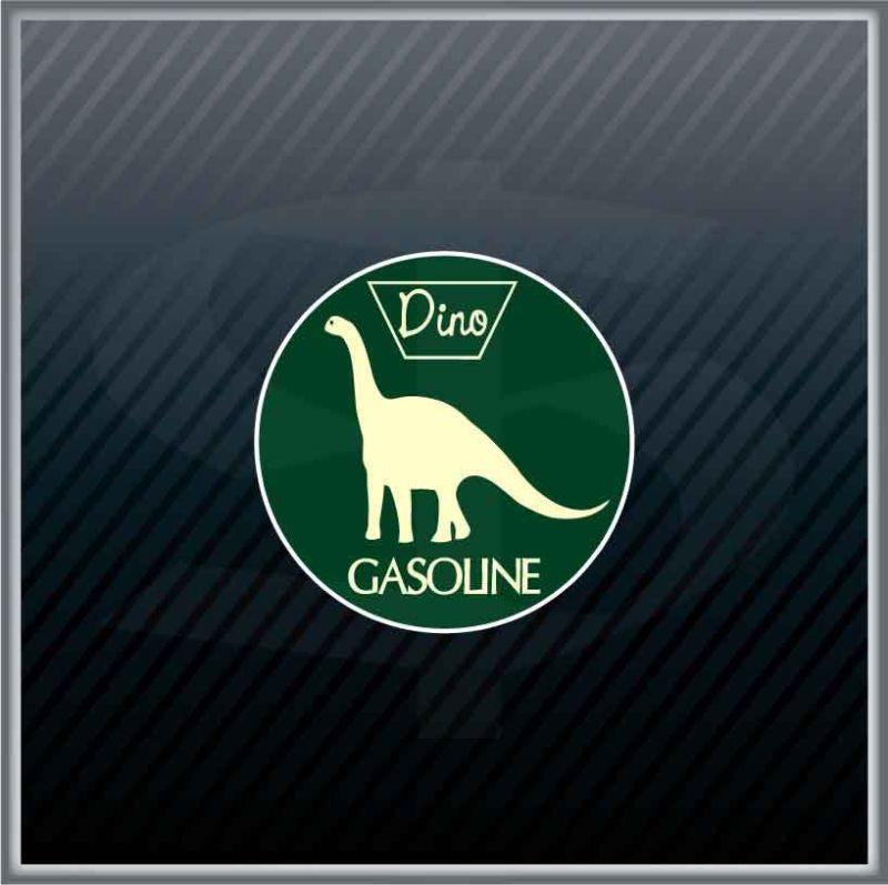 Vintage sinclair dino oil gasoline gas pump station car truck sticker