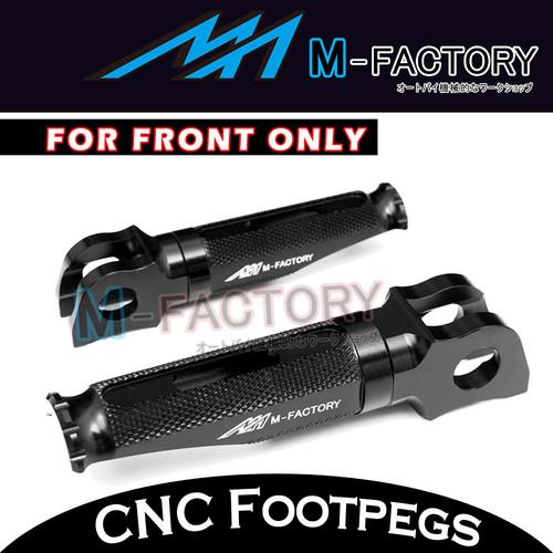 Black 100% cnc front rider foot pegs honda crossrunner x 800 11 12 13