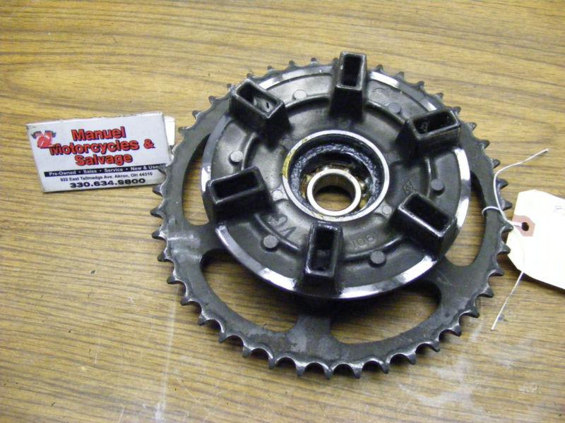 88 1988 kawasaki el250 el 250 eliminator rear hub and sprocket