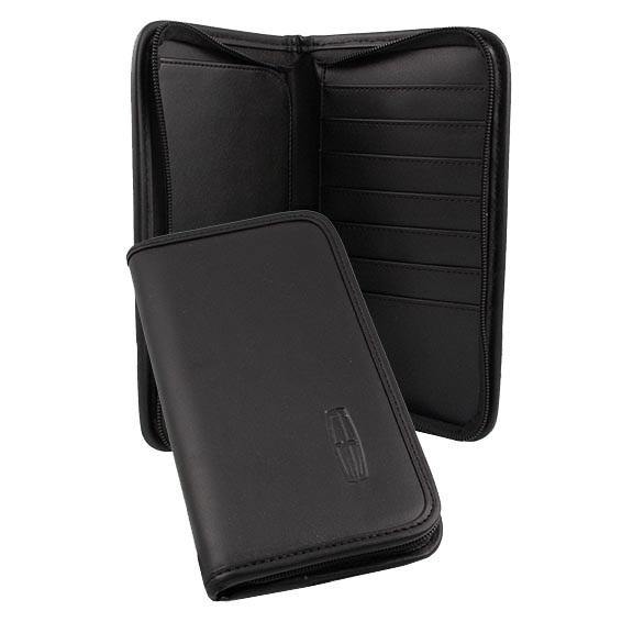 Lincoln town car aviator navigator lt ls mkx mks mkz mkt document holder wallet!