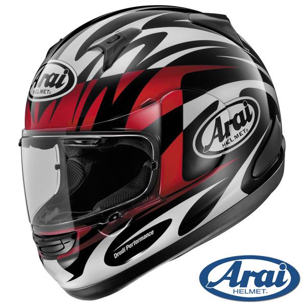 Arai signet-q motorcycle helmet mask red m medium