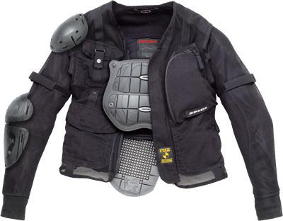 New spidi multitech armor adult mesh jacket, black, large/lg