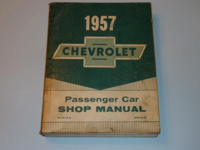 Genuine oem original 1957 57 chevrolet chevy shop service manual