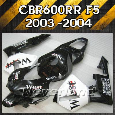 Fairing kit for honda cbr 600 rr f5 2003-2004 cbr600rr injection abs new #west