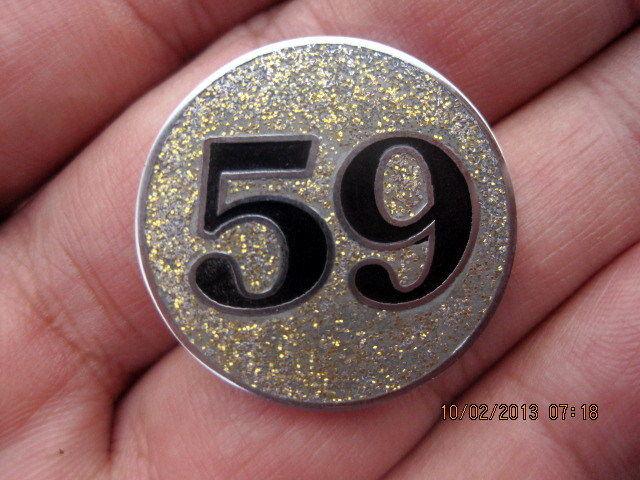 59 pin cafe racer ace rockers club triumph patch ajs bsa dkw bmw ton up honda