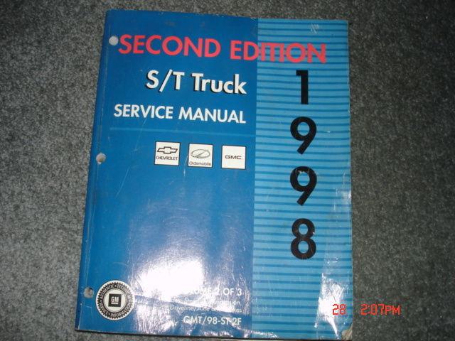 1998 chevy , oldsmoblie, gmc s10 truck service manual