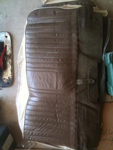 1962 ford galaxie convertible  seat upholstery and boot vintage