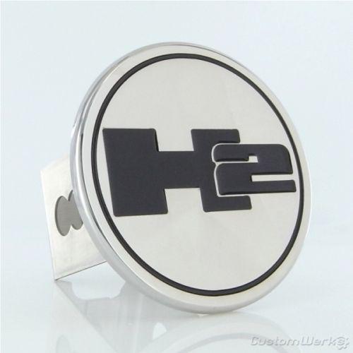 Hummer h2 chrome logo tow hitch plug cover - brand new!