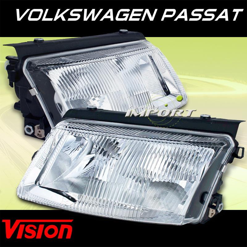 Volkswagen 98-01 passat replacement pair left right headlight assembly new lamp