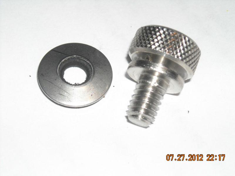 Stainless steel seat bolt fit harley-davidson