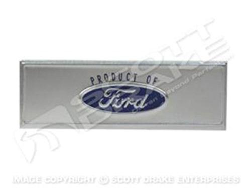 Gmk302157668 goodmark carpet sill plate emblem blue product of ford logo new