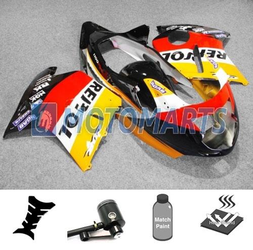 Bundle fairing w/ brake fluid reservoir for honda cbr1100xx blackbird 1996-05 af