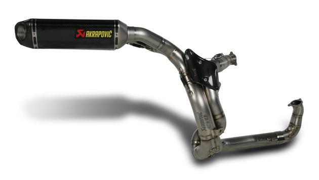 Akrapovic evolution line full exhaust carbon fiber ducati 1098 s tricolore 2007