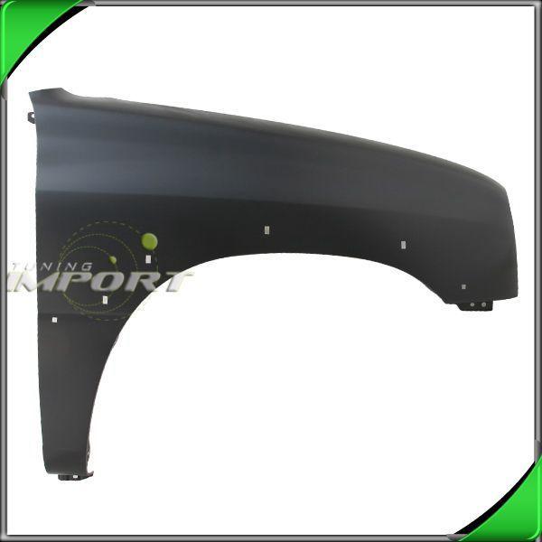 1999-2001 suzuki grand vitara passenger right front fender primered black steel