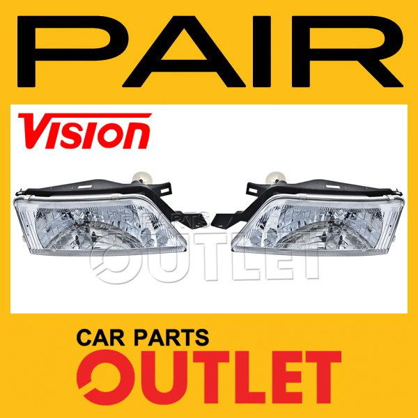 New 97 98 99 nissan maxima head light lamp gle left+right pair assembly