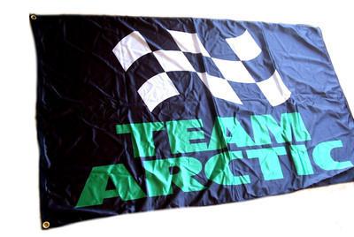 Arctic cat team flag banner sign 4x2 ft snowmobile limi