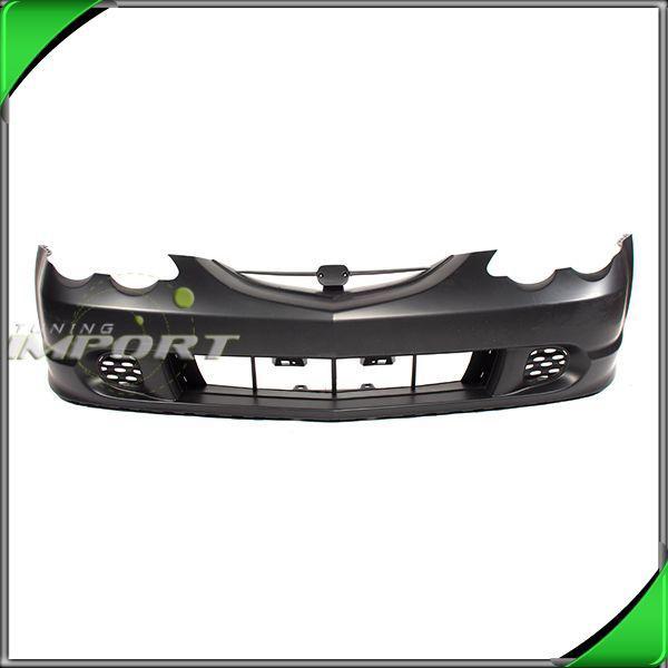 02-04 rsx base type-s front bumper cover replacement abs primed black plastic