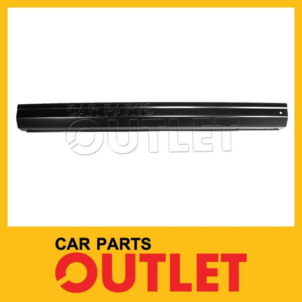 2001 01 jeep cherokee rear bumper ch1102347 center face bar primered black steel