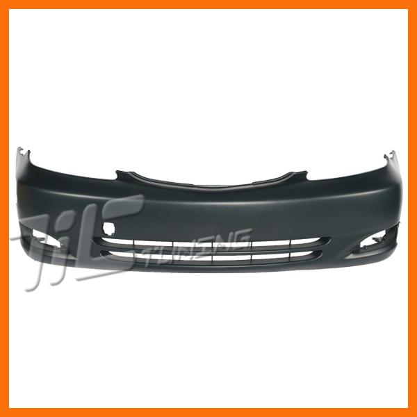 02-04 toyota japan built camry sedan front bumper primered w/fog+tow cover s