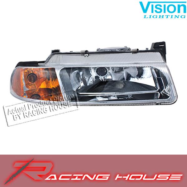 Right rh passenger headlight lamp unit kit 97-00 chrysler cirrus stratus breeze