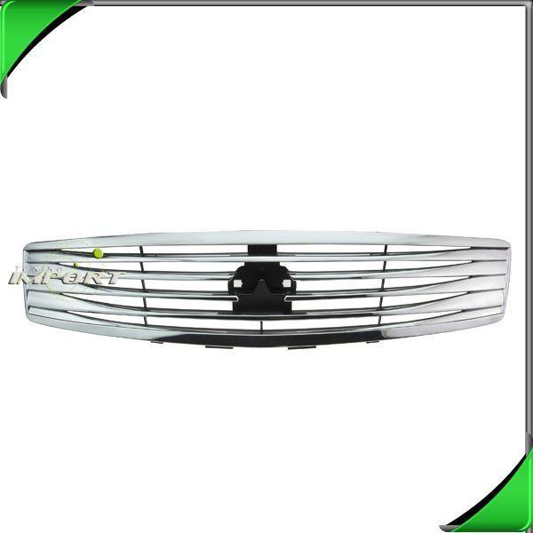 Front grille chrome plastic panel in1200116 sedan 2007-2008 infiniti g35 09 g37