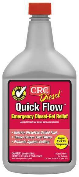 Crc chemicals crc 05911 - fuel additive, emergency fuel gel relief; 32 oz