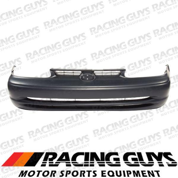 98-02 chevy prizm front bumper cover raw black new facial plastic gm1000606