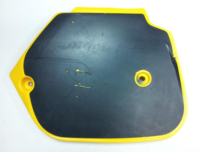 Left side panel cover plate 84 - 85 1984 1985 suzuki rm125 rm250 rm 125 250 125 