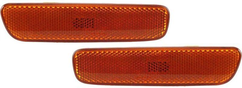 Side marker light lamp assembly pair set (driver & passenger side, qty 2)