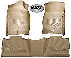 Husky liners 11-2012 infiniti qx56 front,2nd seat and cargo floor mats tan