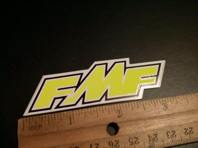 Vintage mx - nos fmf decal sticker old motocross ahrma