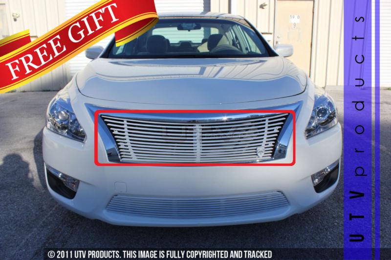 2013 nissan altima white upper 1pc billet grille kit custom 13 