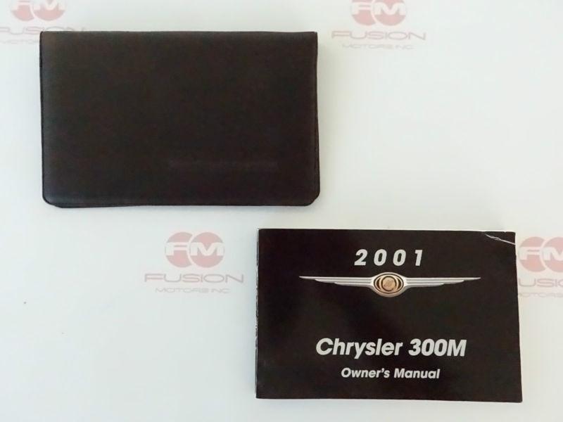 2001 chrysler 300m owners owner manual with case 