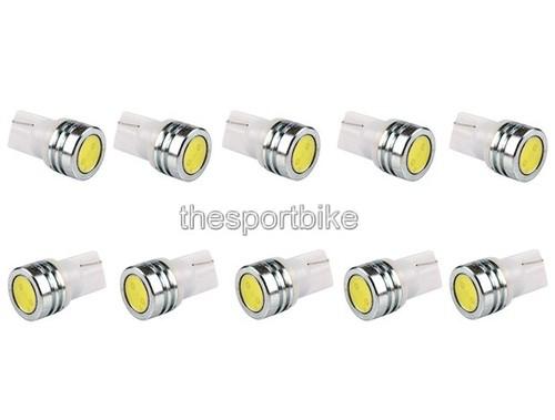 10pcs t10 194 655 656 657 901 side wedge white led lamps for car light bulbs