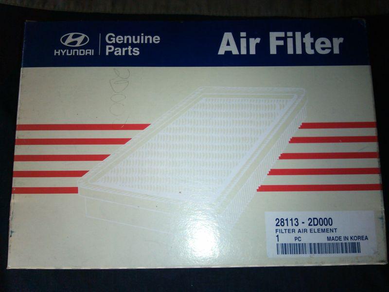 Hyundai elantra , tiburon factory engine air filter 1.8l 2.0l 2.7l new genuine !