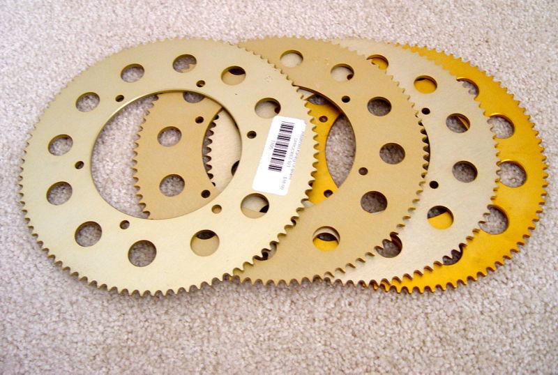 Racing go kart rear sprocket set #89t/#92t alum #219 tony kart birel crg lot 4