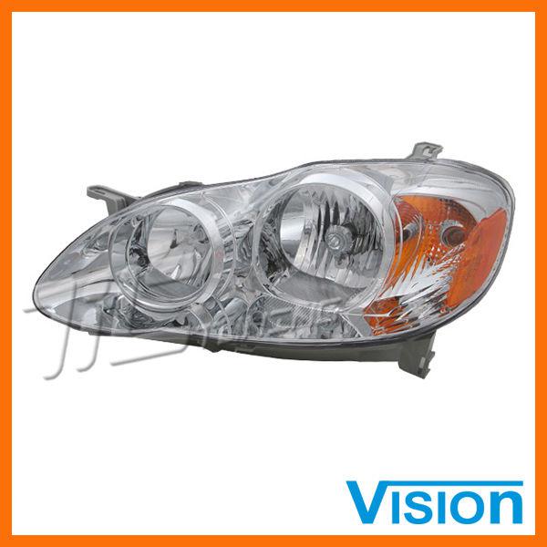 05-08 toyota corolla ce le driver left l/h side head light lamp assembly 06 07